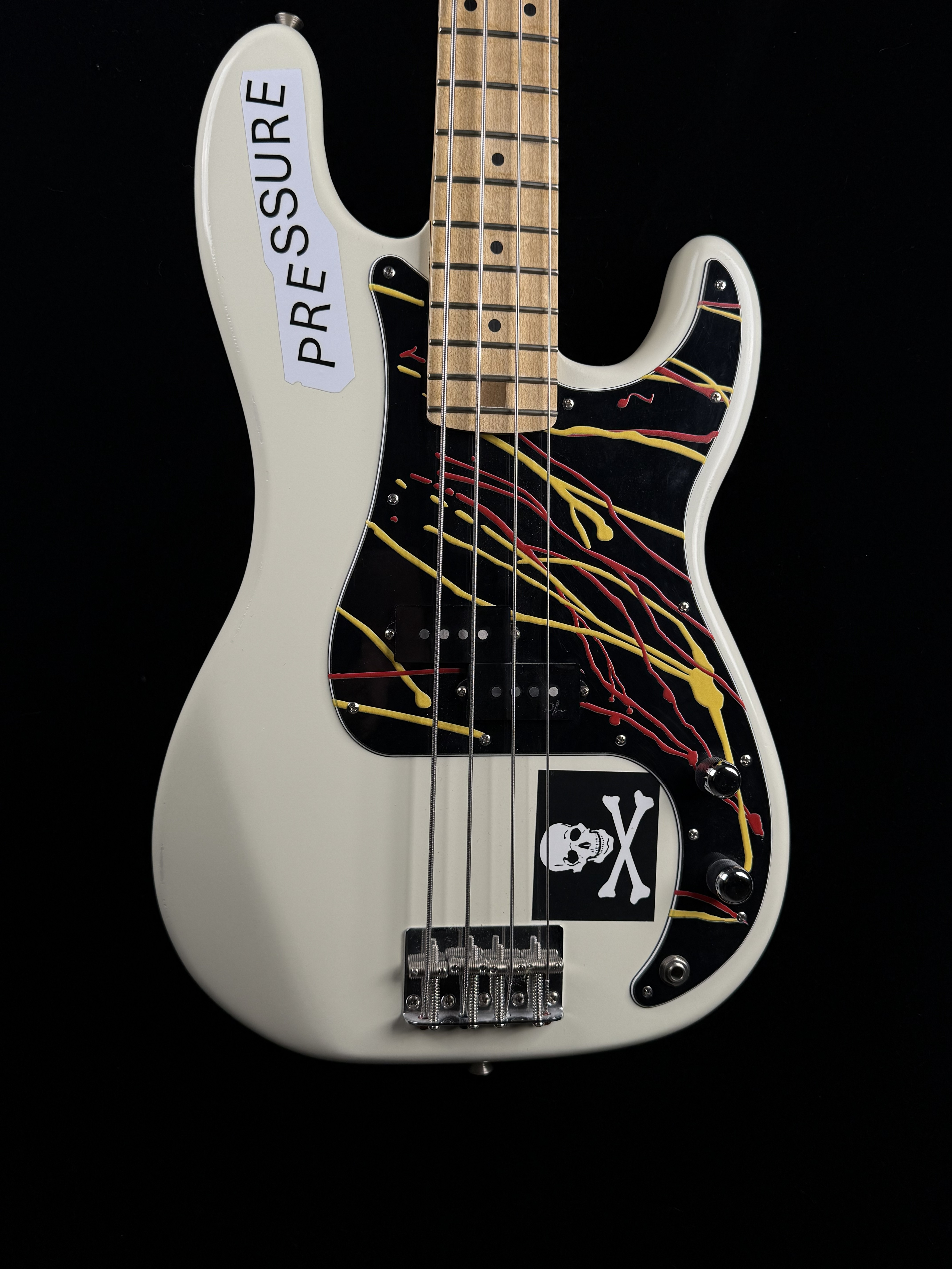 Simonon splatter pickguard
